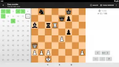 Screenshot von Chess Tactics Pro 9