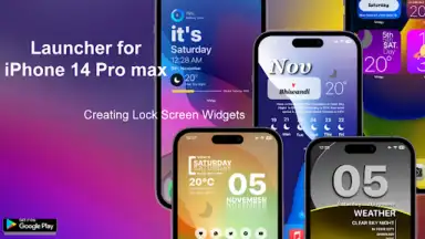 Screenshot von iPhone 14 Pro Max Launcher 2