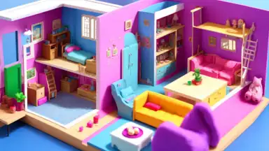 Screenshot von Doll House Design: Girl Games 2