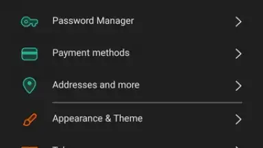 Screenshot von Vivaldi 23