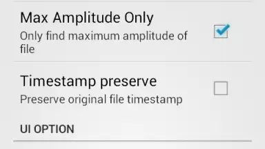 Screenshot von MP3Gain 1