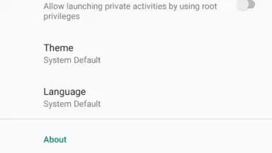 Screenshot von Activity Launcher 5