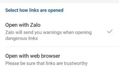 Screenshot von Zalo 24