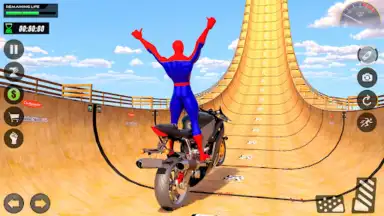 Screenshot von Mega Ramp Stunt - Bike Games 1