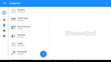 Screenshot von 1Password 1