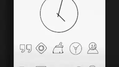 Screenshot von Lines Dark - Icon Pack 3