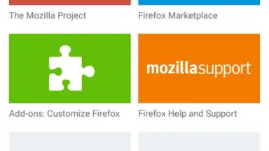 Screenshot von Firefox Beta 1