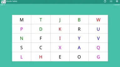 Screenshot von Таблицы Шульте 7