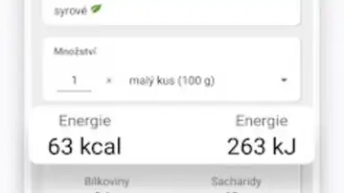 Screenshot von Kalorické Tabulky 5