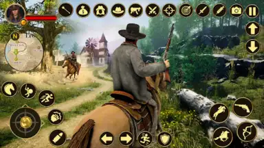 Screenshot von West Cowboy Games Horse Riding 10