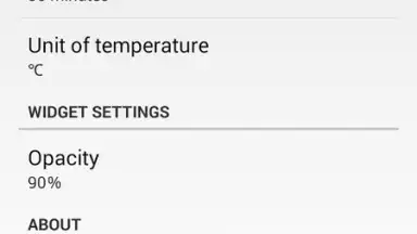 Screenshot von World Weather Widget 1