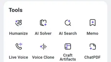 Screenshot von Monica AI 3