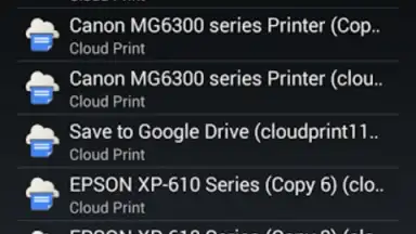 Screenshot von Cloud Print 5