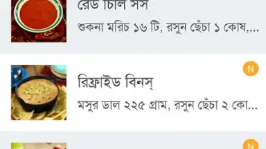 Screenshot von Bangla Recipes 13