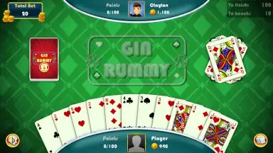 Screenshot von Gin Rummy Gold 2