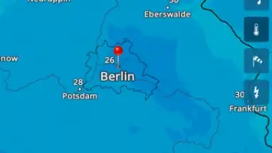 Screenshot von RegenRadar 14