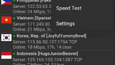 Screenshot von VPN Servers 7
