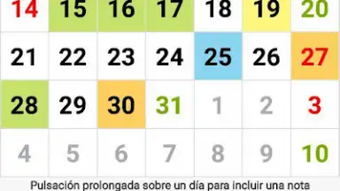 Screenshot von Calendario Laboral Argentina 3