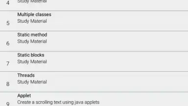 Screenshot von Java Programs 1