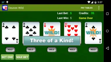 Screenshot von Awesome Video Poker! 1