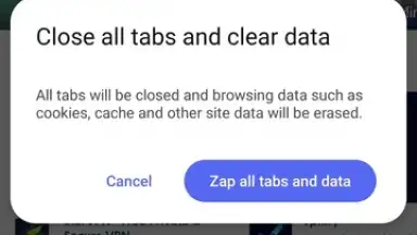 Screenshot von StartPage 8