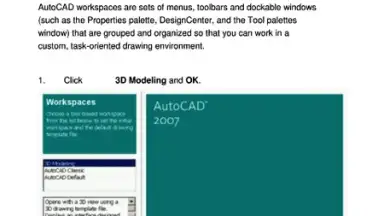 Screenshot von Autocad 2007 3D Tutorial 5