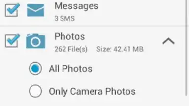 Screenshot von G Cloud Backup 9