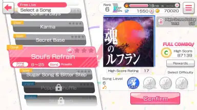 Screenshot von BanG Dream! Girls Band Party! 12