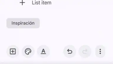 Screenshot von Google Keep 15