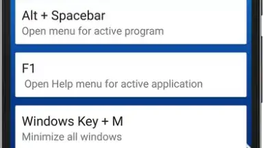 Screenshot von Shortcut Hacks 3