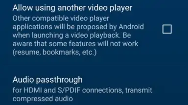 Screenshot von NOVA Video Player 2