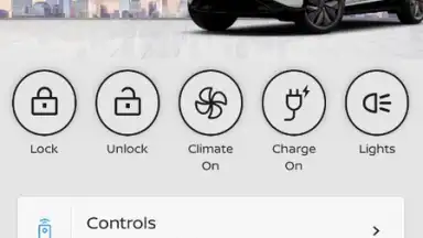 Screenshot von MyNISSAN 10