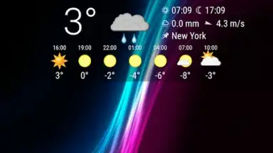 Screenshot von Simple Time & Weather Widget 4