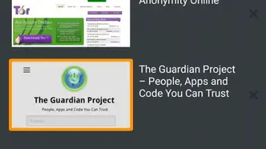 Screenshot von Orfox: Tor Browser 8