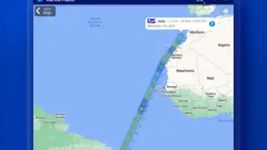 Screenshot von MarineTraffic 6