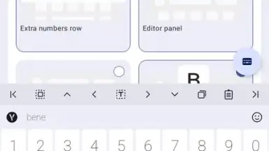 Screenshot von Yandex Keyboard 1