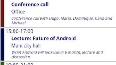 Screenshot von Business Calendar 4