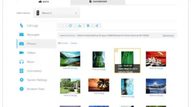 Screenshot von G Cloud Backup 3