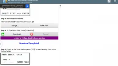 Screenshot von Mobile TCom Demo 6