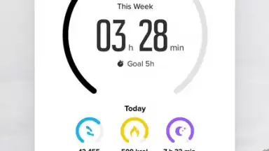 Screenshot von Suunto 7