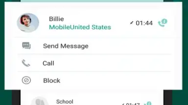 Screenshot von Chkon Call ID 7