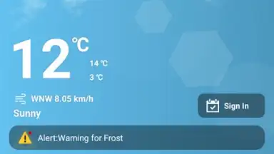 Screenshot von Daily Weather Free 3