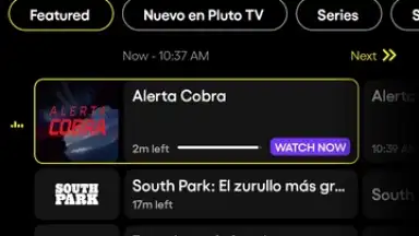 Screenshot von Pluto TV 1