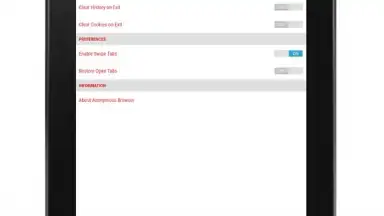 Screenshot von Anonymous Browser 12