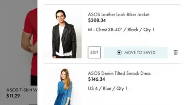 Screenshot von ASOS 12