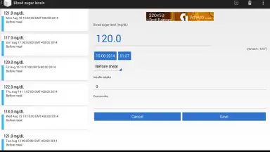 Screenshot von Контроль сахара в крови 4