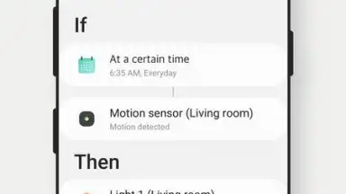 Screenshot von Samsung SmartThings 1