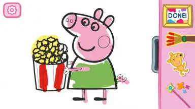 Screenshot von Peppa's Paintbox 2