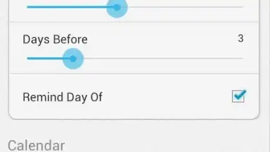 Screenshot von MyCalendar Beta 1