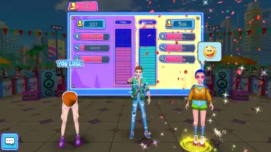Screenshot von Roller Skating Girls - Dance on Wheels 2